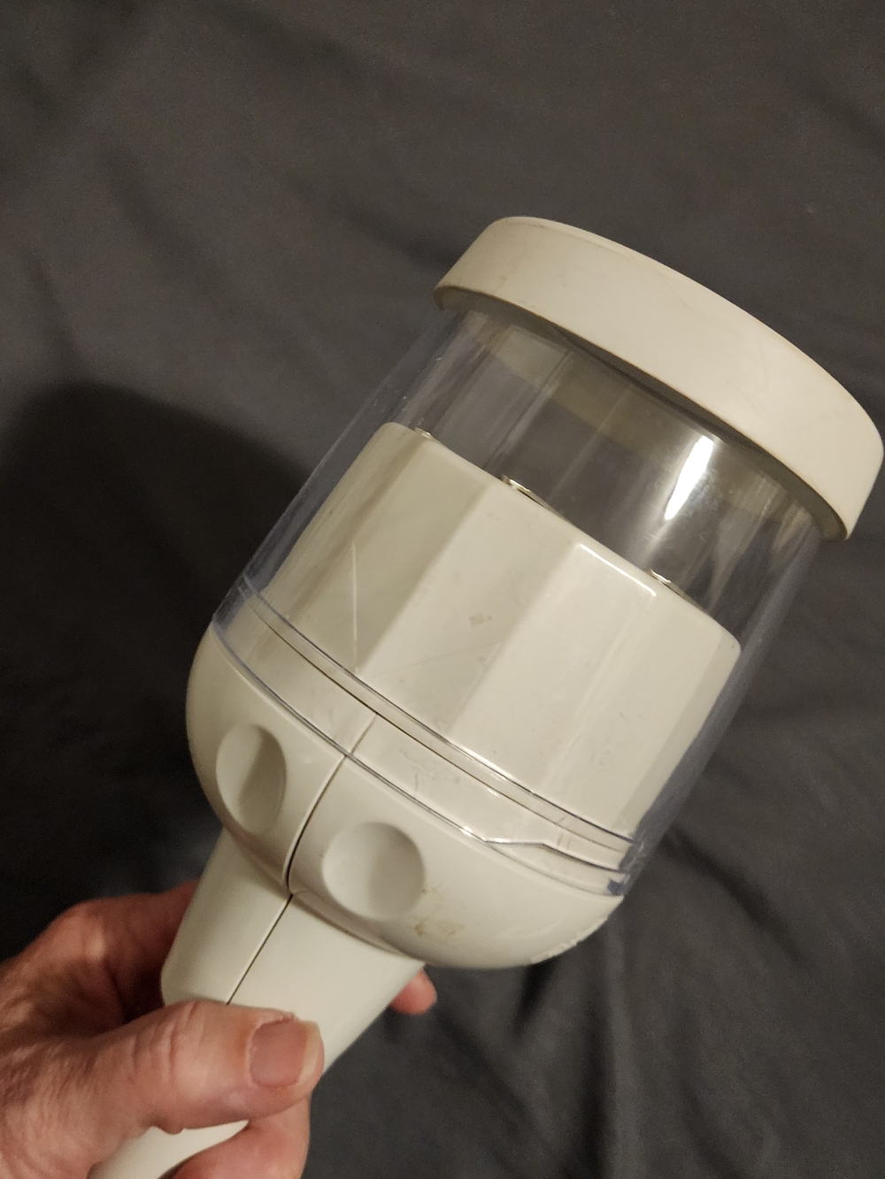 Pampered Chef Manual Food Chopper - White & Gray - Picture 3 of 9